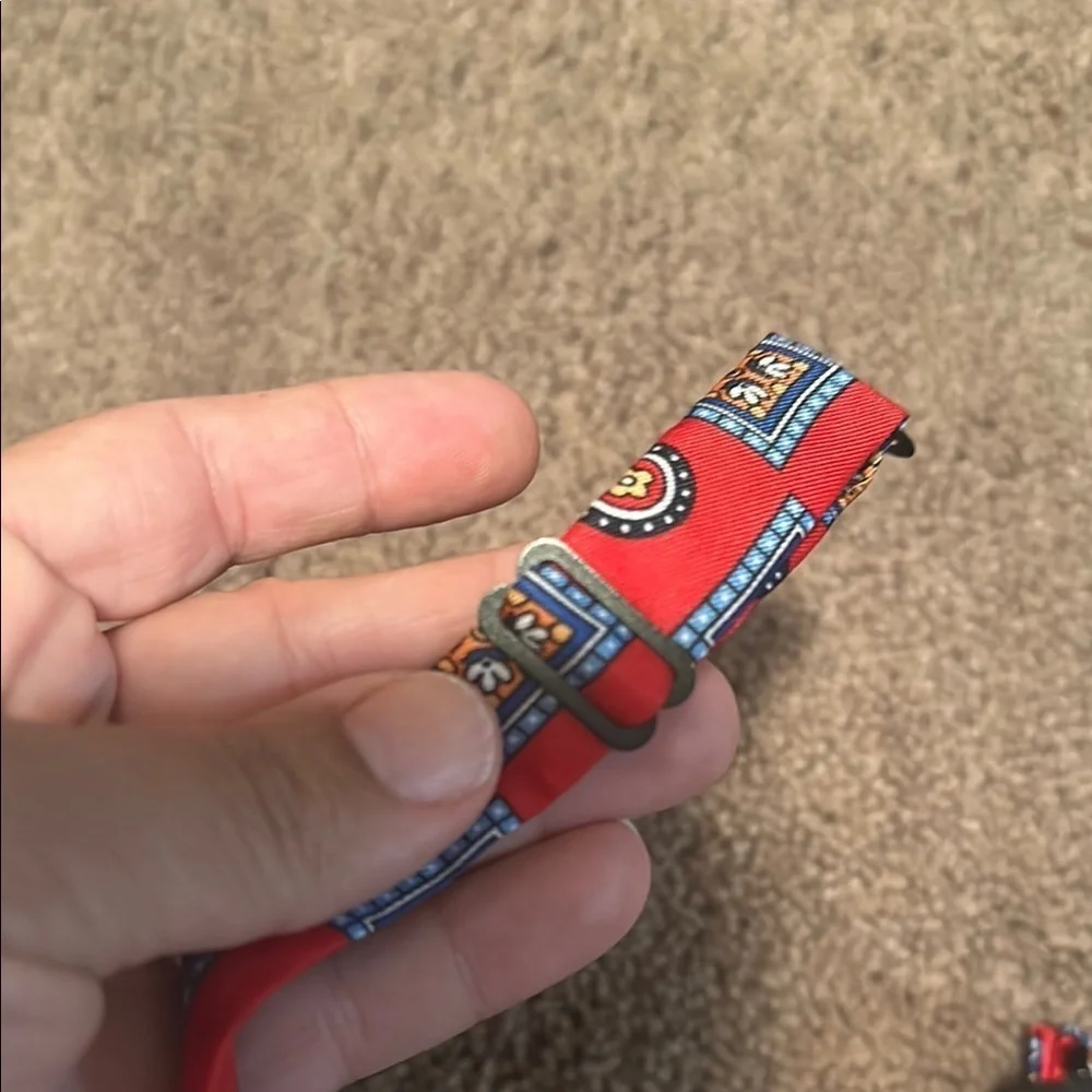 Red Patterned Kids Bow Tie BBB2